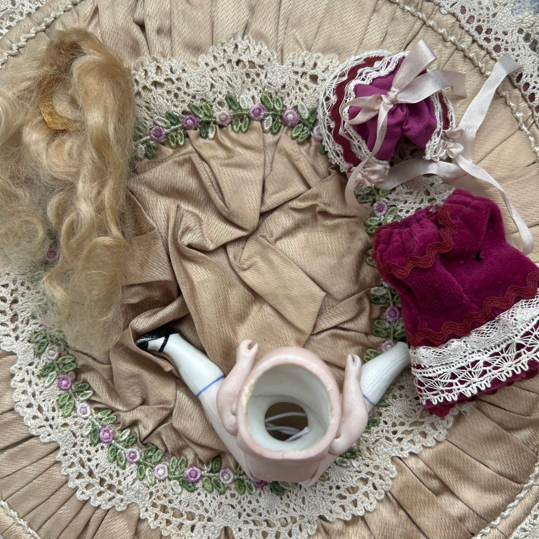 アンティークオールビスク 14センチ