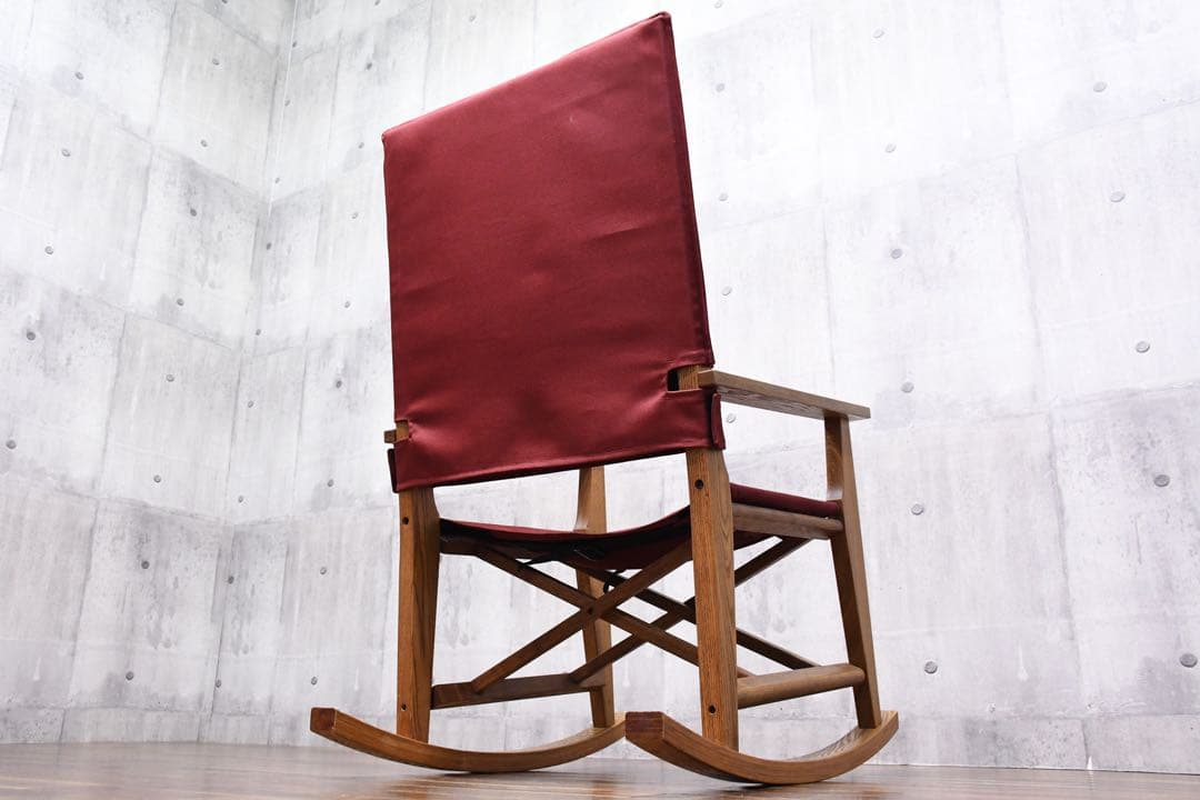 DLC65 樽夢工房 フォールディング ロッキングチェア ウイスキー樽フレーム