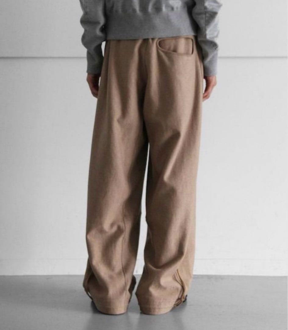 ジェンイェ JIAN YE 23AW 　スウェットパンツ ワイド ベージュ F