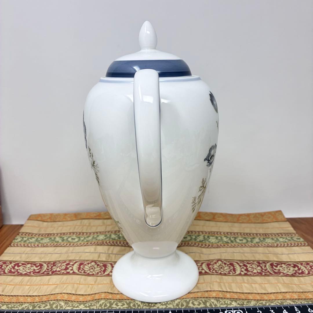 極美品 ウェッジウッド グレンミスト スージークーパーコーヒーティーポット 黒壺