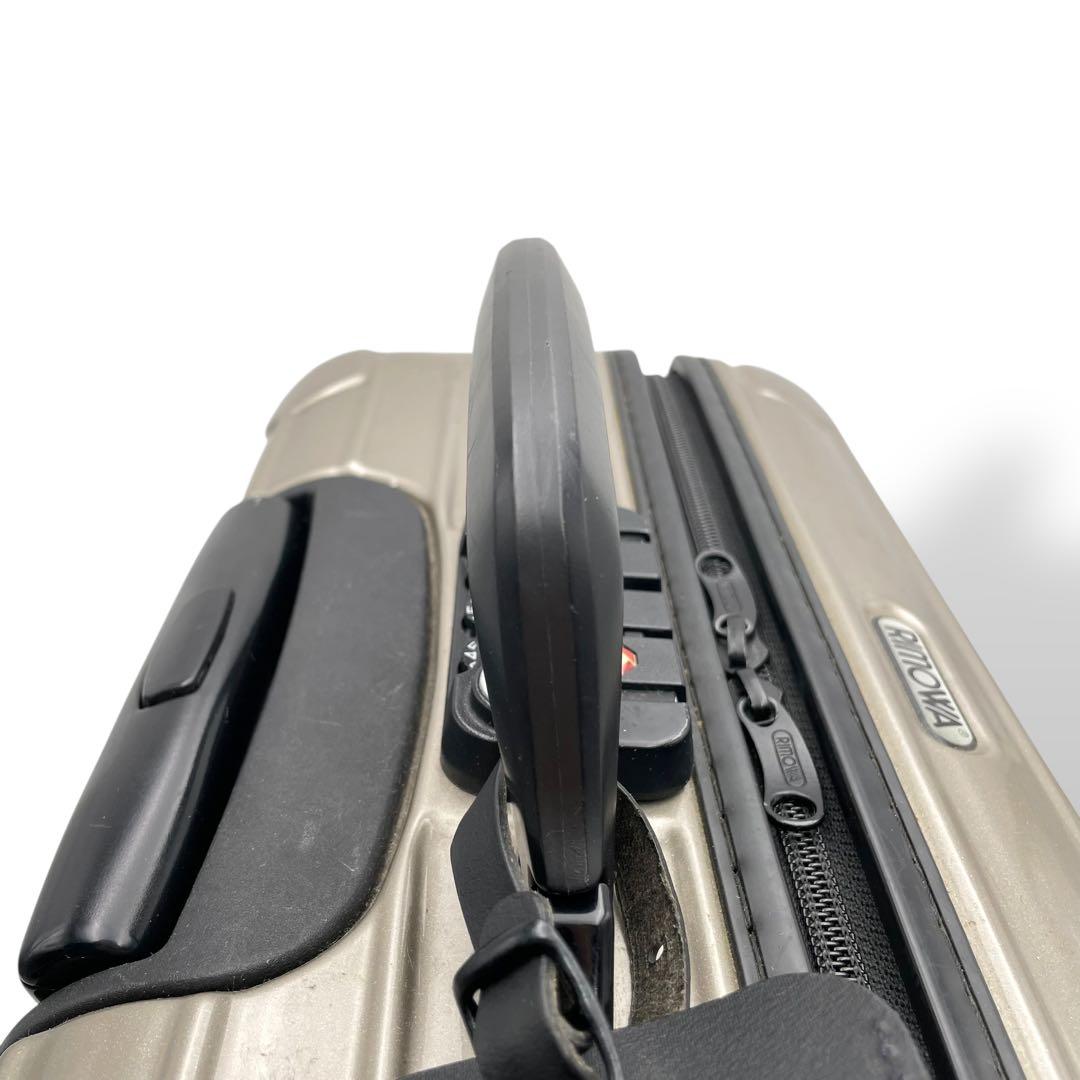 良品 RIMOWA キャリーケース シルバー ビジネストローリー サルサ 25L