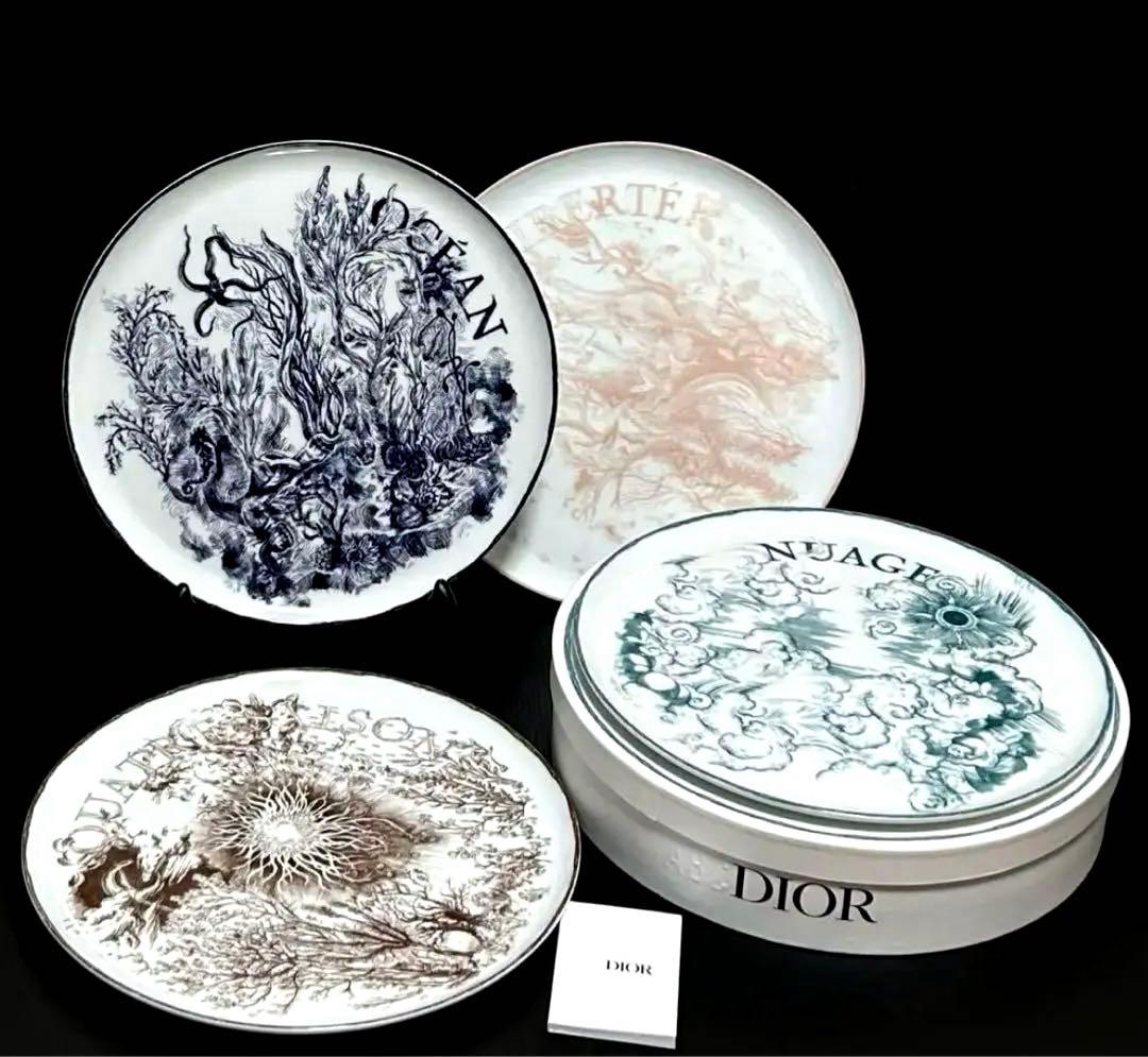 オ*5様 ※未使用保管品　クリスチャンディオール　プレート 4枚　ABCDior