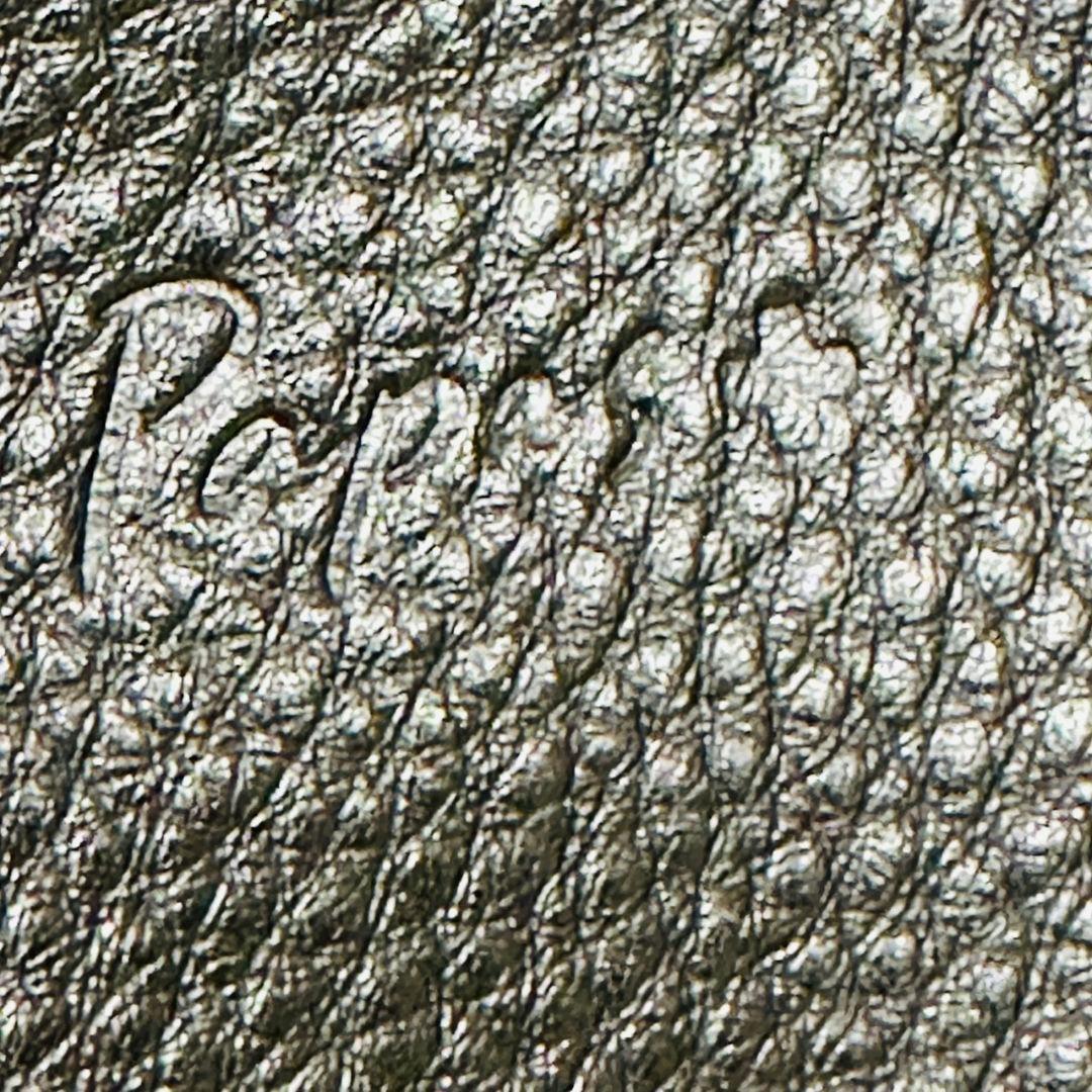 パパス トートバッグ ビジネスバッグ オールレザー シボ革 肩掛け A4可 濃紺