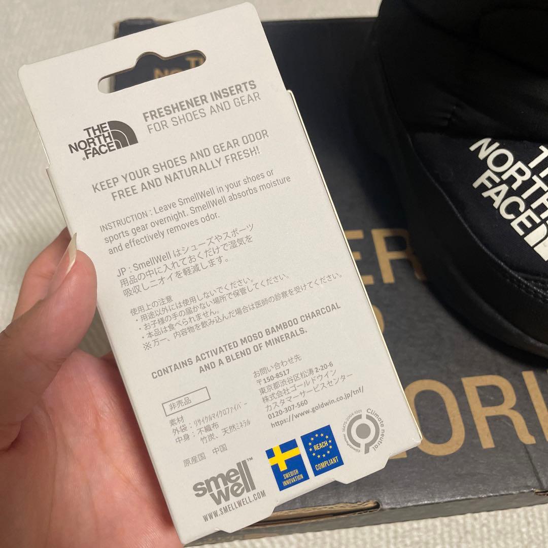 【美品】ザ　ノースフェイス　ヌプシブーツ　キッズ17センチ　非売品消臭剤セット