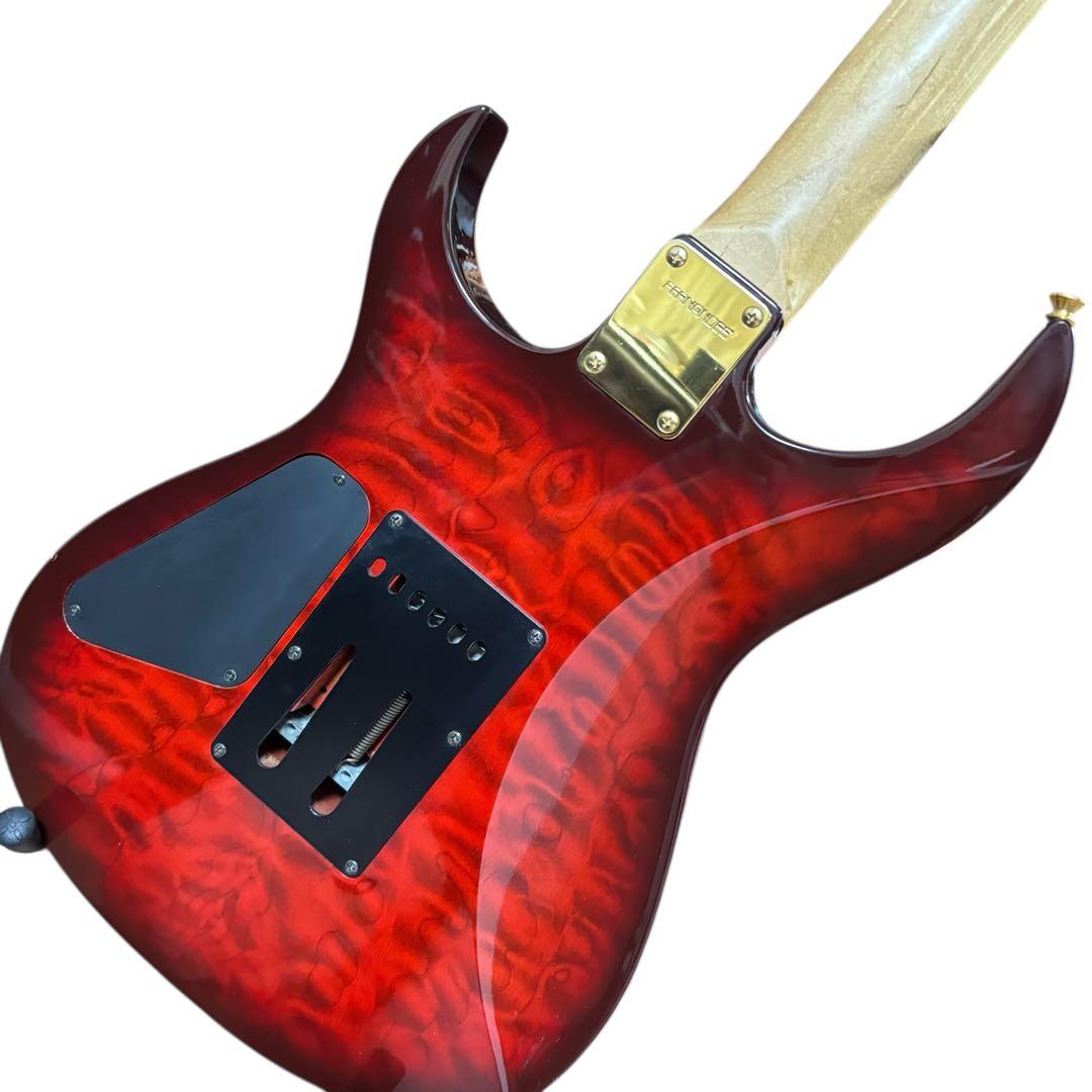 FERNANDES FGZ-400 キルトメイプル レッド エレキギター