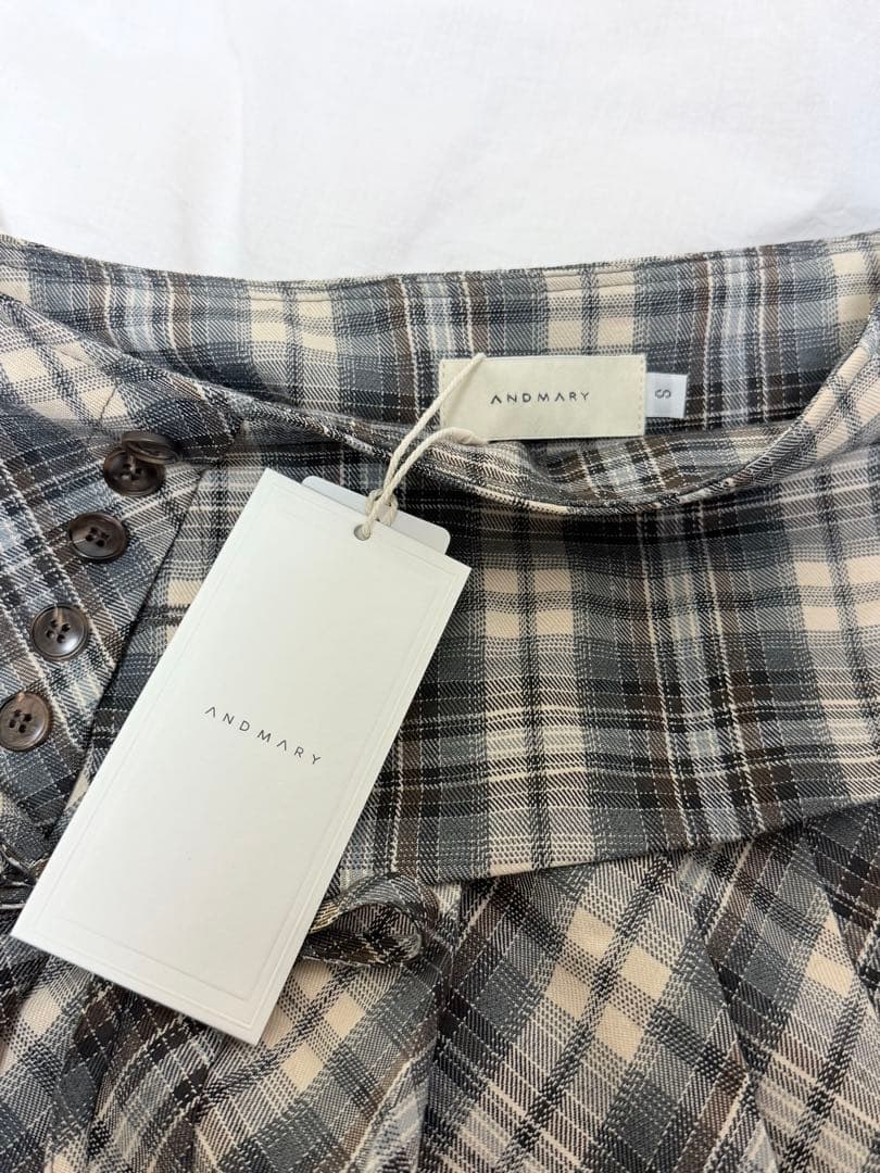 ワンピース andmary Jade highwaist mini skirt