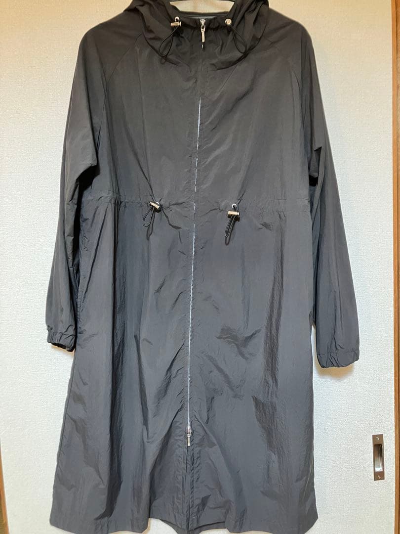 【美品】アワーホーム　撥水素材のダブルジップコート