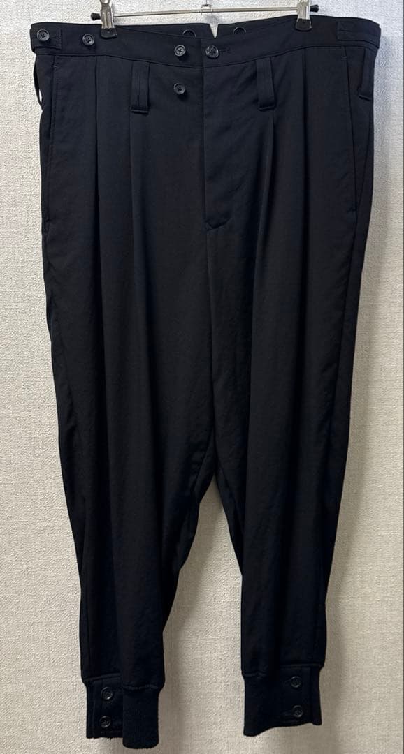 バッグ付きパンツ（サスペンダー付き）　ヨウジヤマモトプールオム