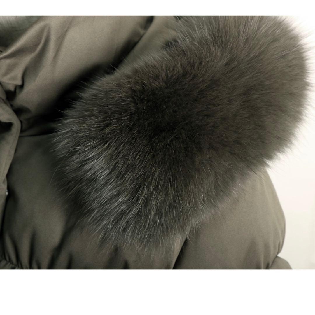 美品RUIRUE BOUTIQUE✥フォックスファーシャーリングダウンジャケット