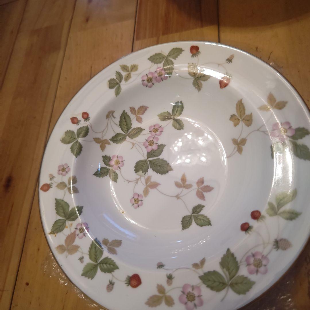  WILD STRAWBERRY スープ皿 ８枚