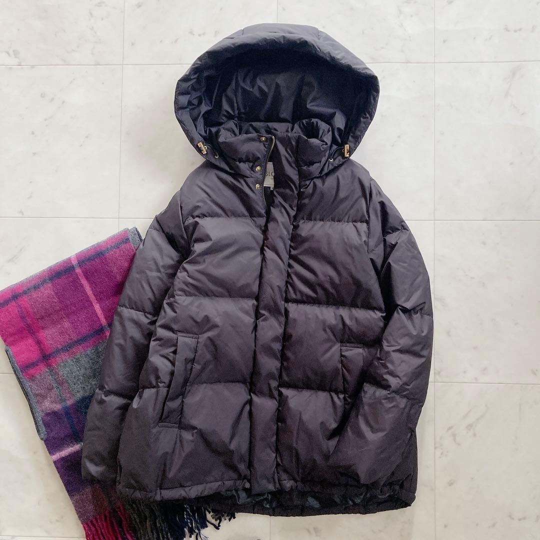 美品　スローブイエナ　ショートダウンコート　ダウンジャケット　38 ブラック