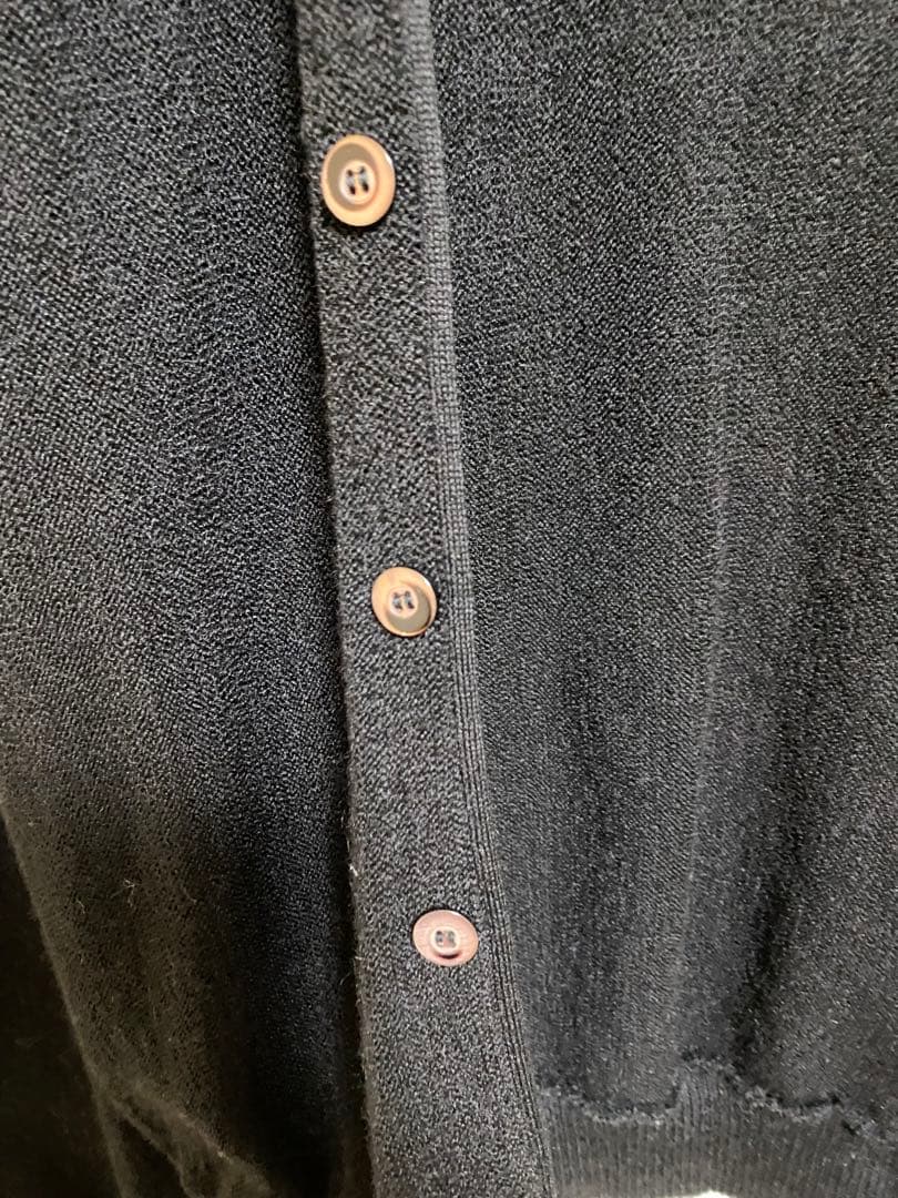 アルパカ　カーディガン　usa製　ブラック　70s