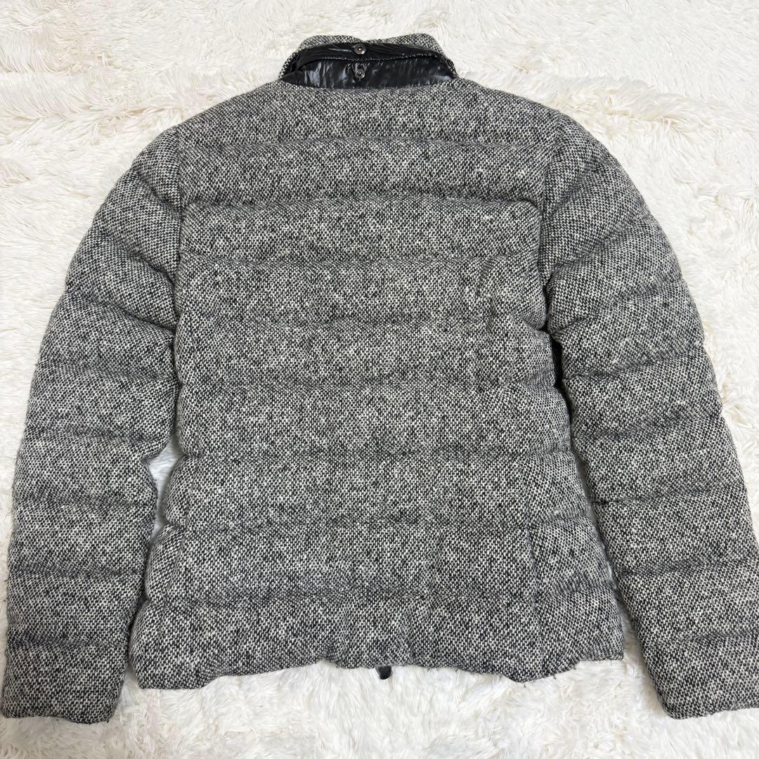 【美品】モンクレール ASTERE 2way ダウンジャケット ツイード 00