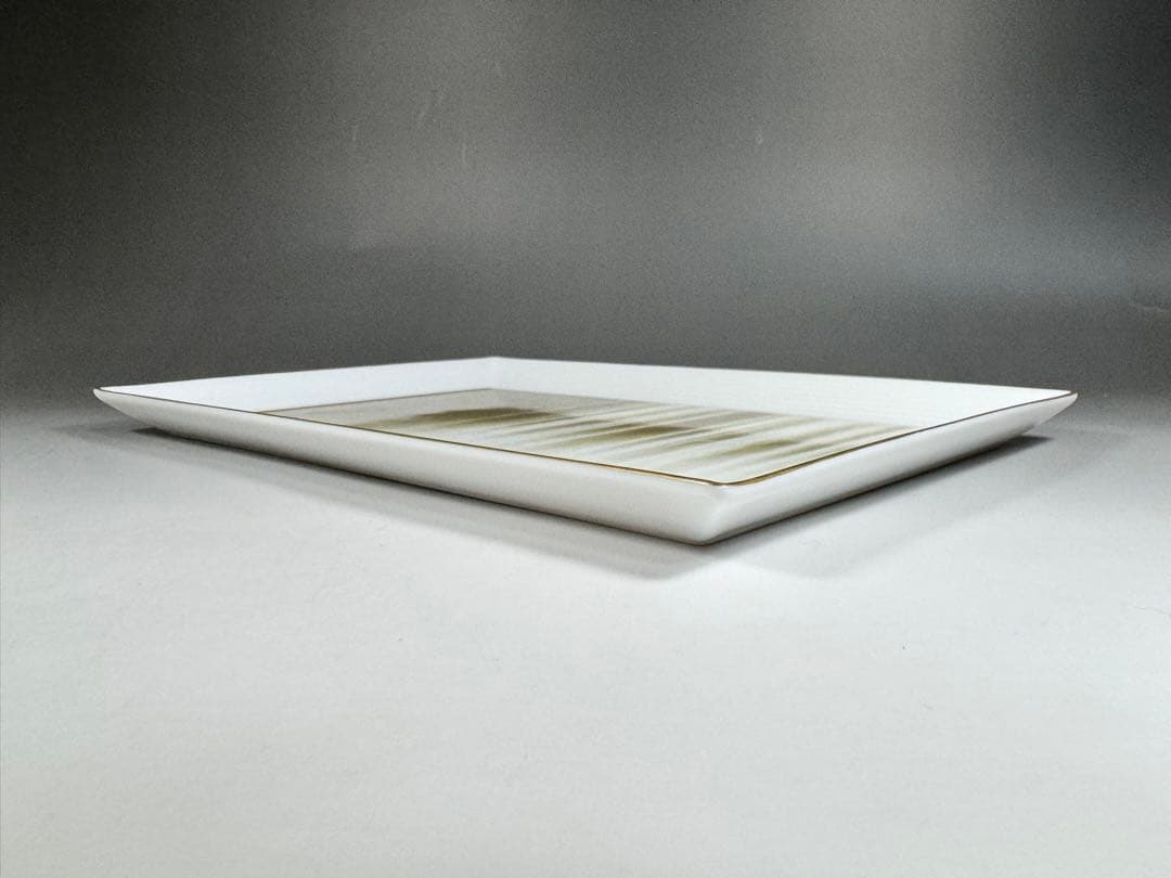 NAK 千住博 香蘭社 ウォーターフォール 飾皿 襲名記念 記念品 飾り皿 陶器