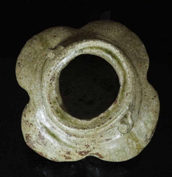 【本物保証】坪島土平　廣永窯　古風伊賀水指　本人作　茶道具　共箱　川喜田半泥子