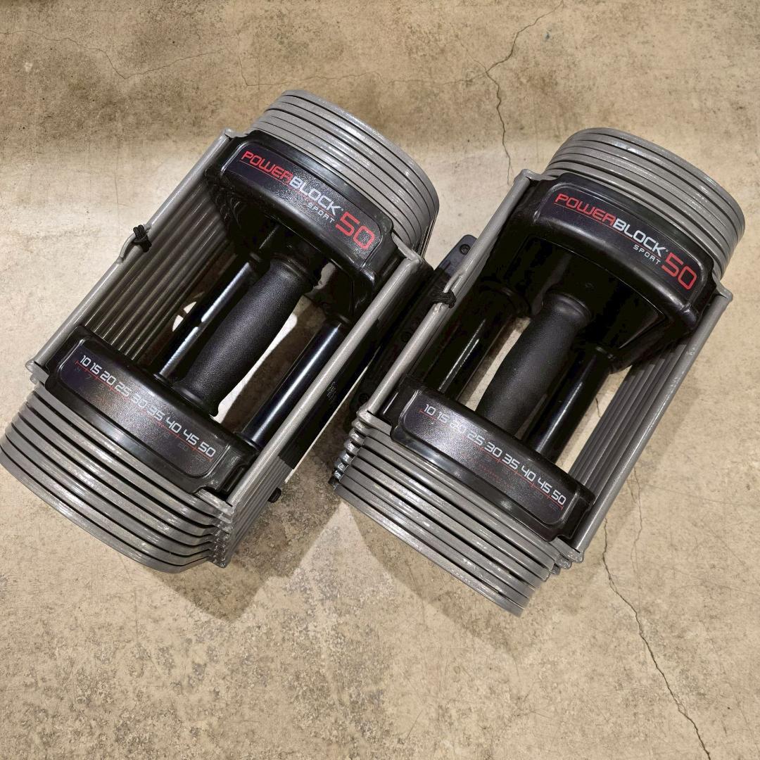 i+【美品】 パワーブロック 50（ PowerBlock 50 ）② ダンベル