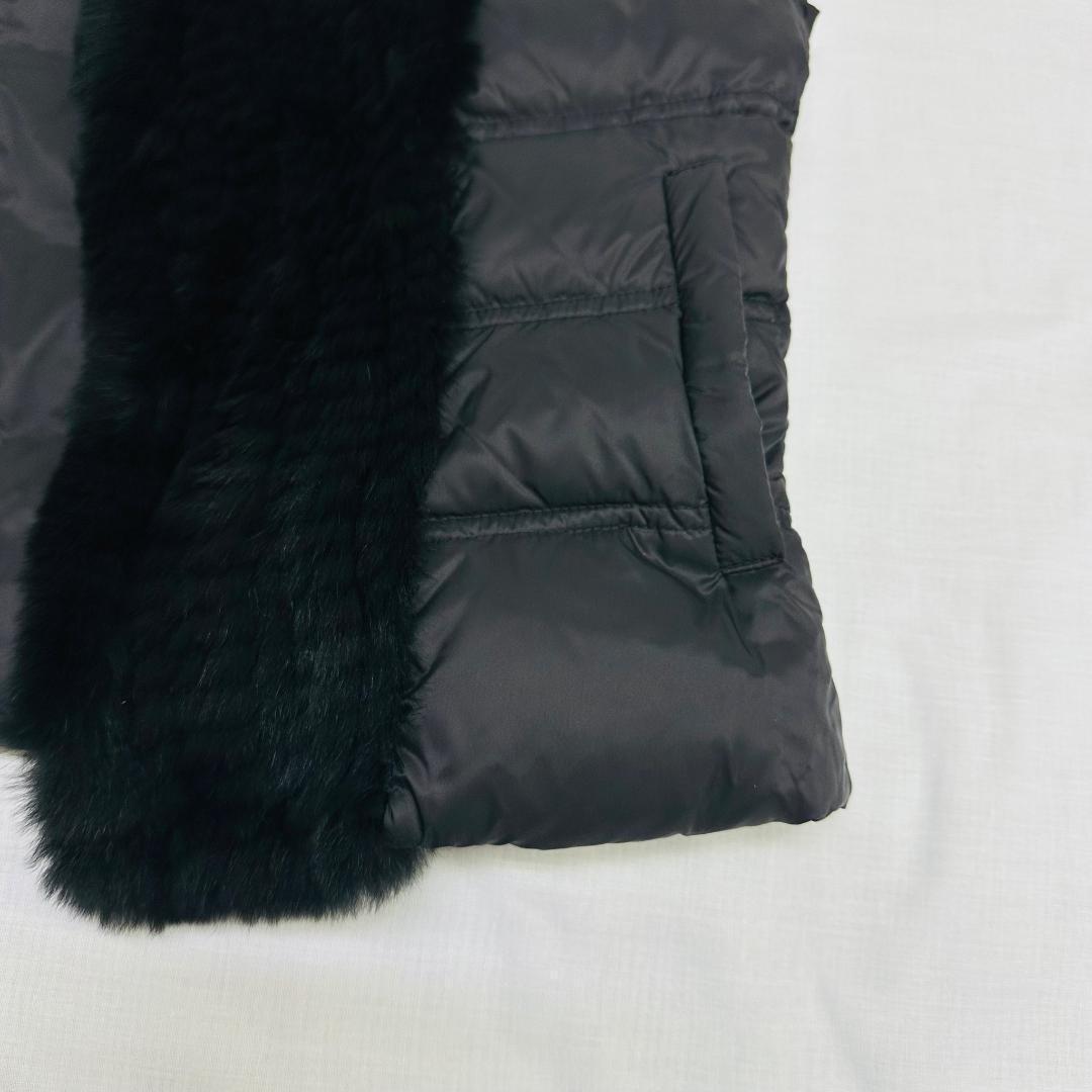 【極美品】ソークロース レザージャケット ファー付ダウンベストセット S 黒