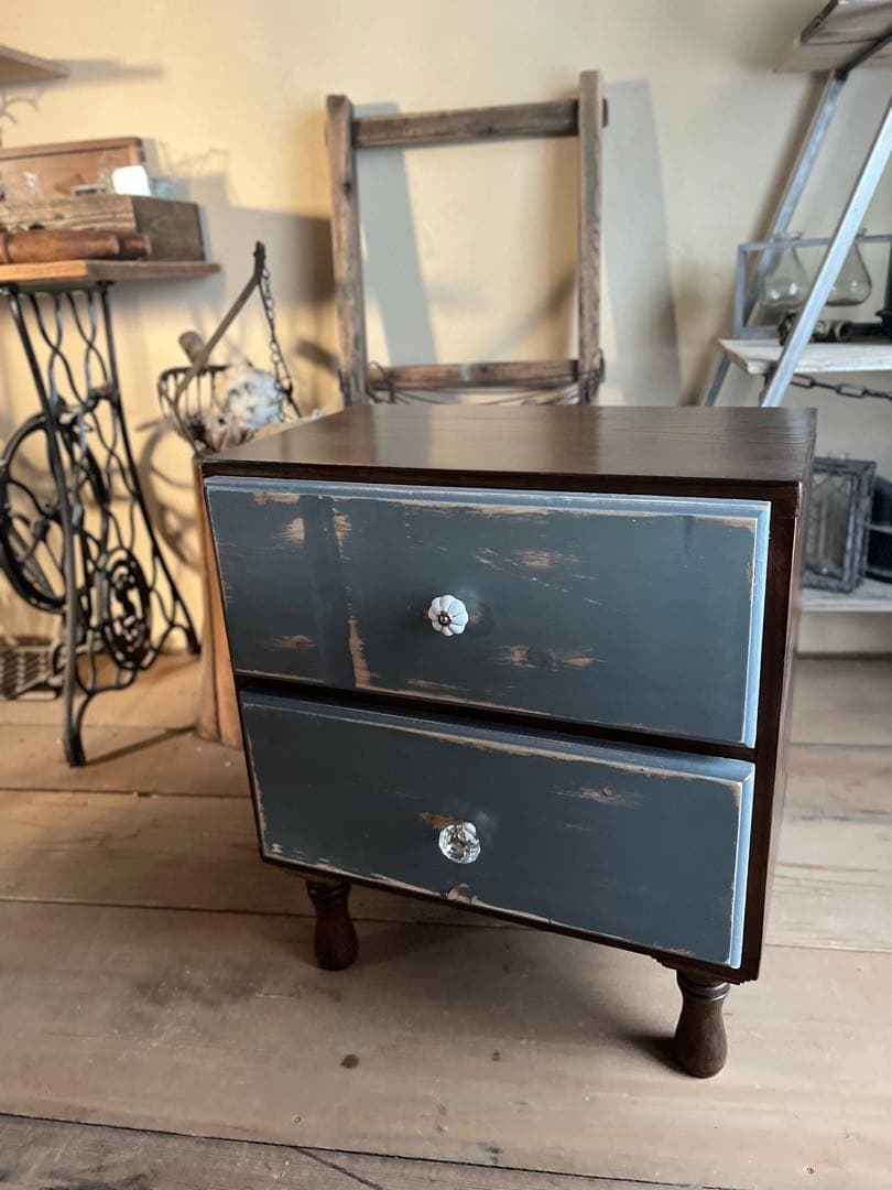 ハンドメイド 木製 ミニチェスト インテリア ディスプレイ 什器