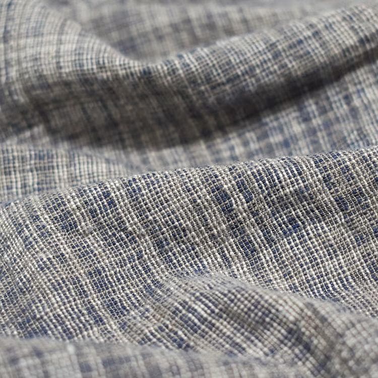 MITTAN SH-128 OC多色スラブフードシャツ 2 灰紺