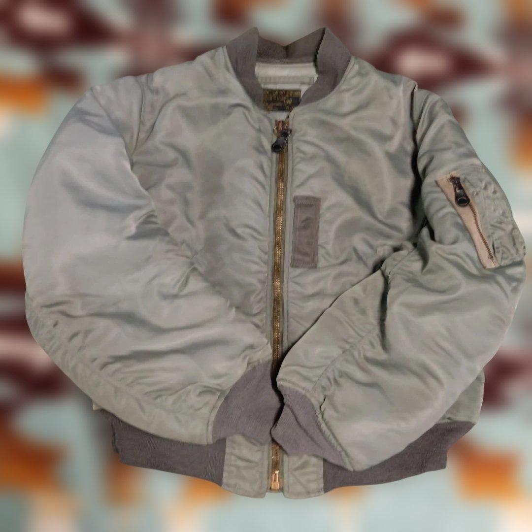 90年代旧リアルマッコイズMA1実名復刻ローレンスポーツウェア