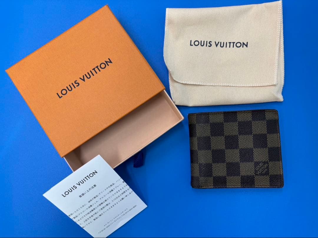 ダミエ二つ折り財布メンズ