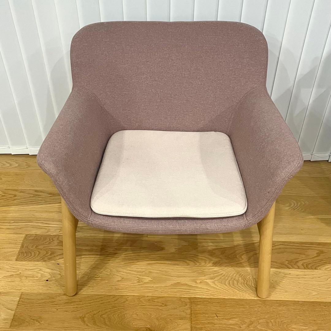 IKEA イケア VEDBO ヴェードボー ソファ チェア ライトブラウンピンク