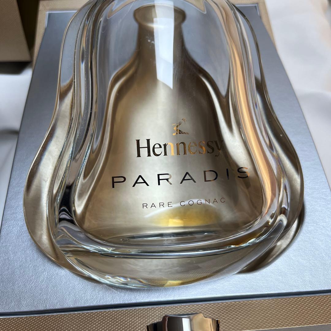 Hennessy PARADIS 空瓶　空箱　　未洗浄