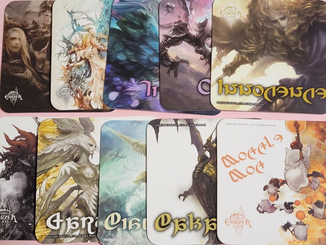 <一部バラok>　エオカフェ　コースター　コンプセット　FFXIV　FF14