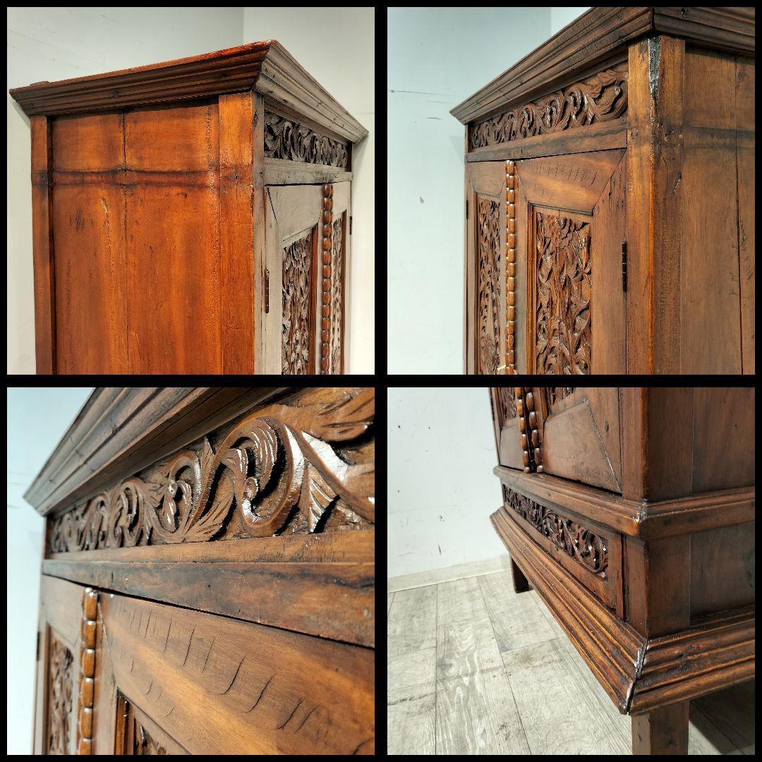 M●年始Sale東名 総無垢　アンティークキャビネット　アジアン　什器