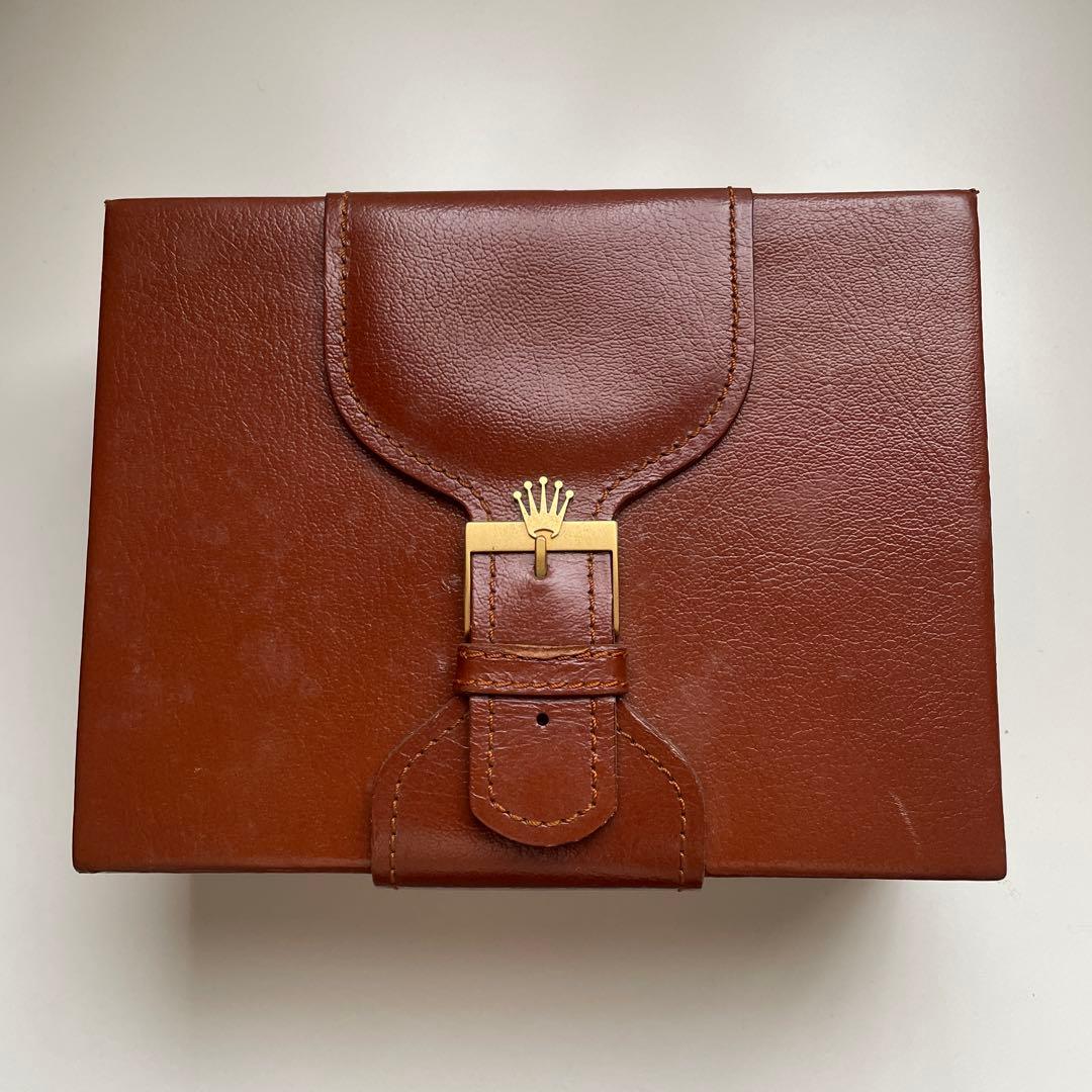 ROLEX レザーケース ブラウン　vintage