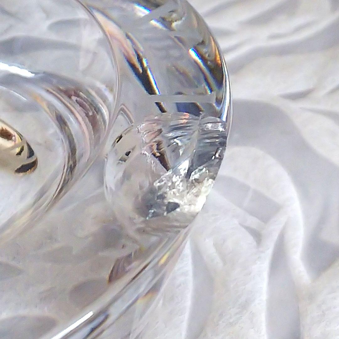 BVLGARI ローゼンタール　クリスタル アッシュトレイ〈欠けあり〉