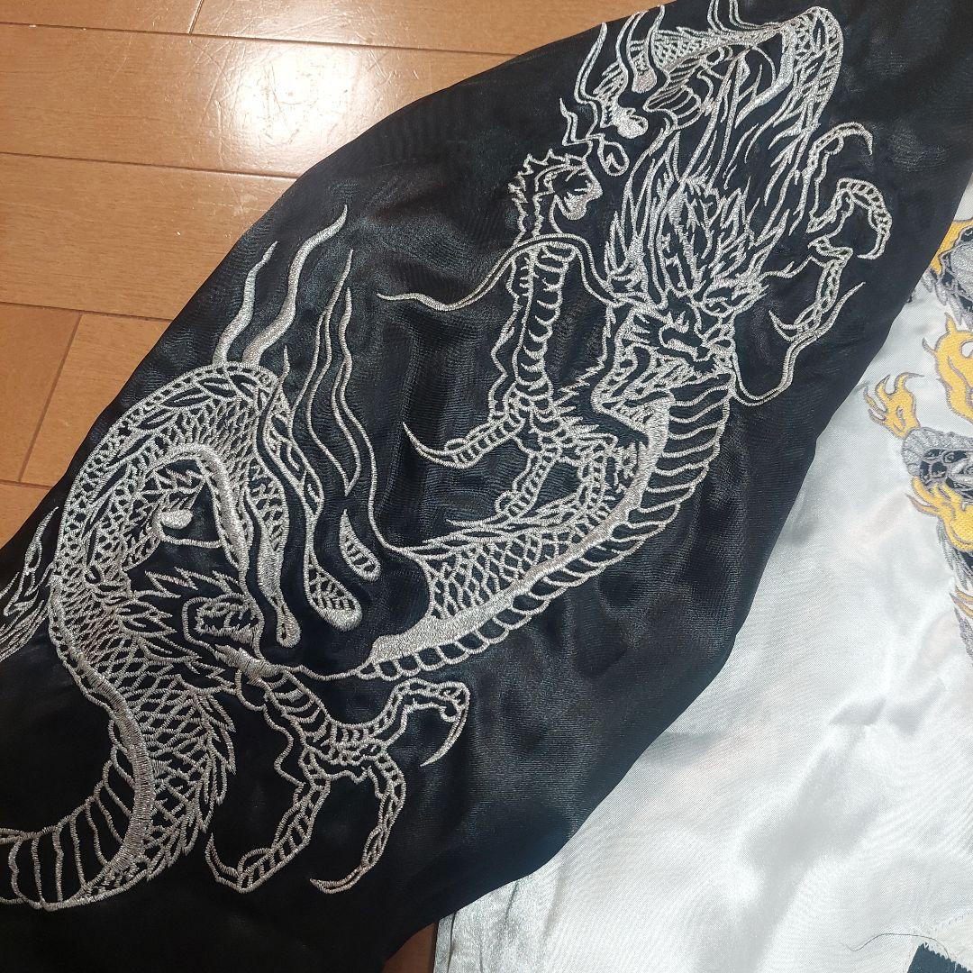 Suyasuya様DOG TOWN 　スカジャン　黒龍