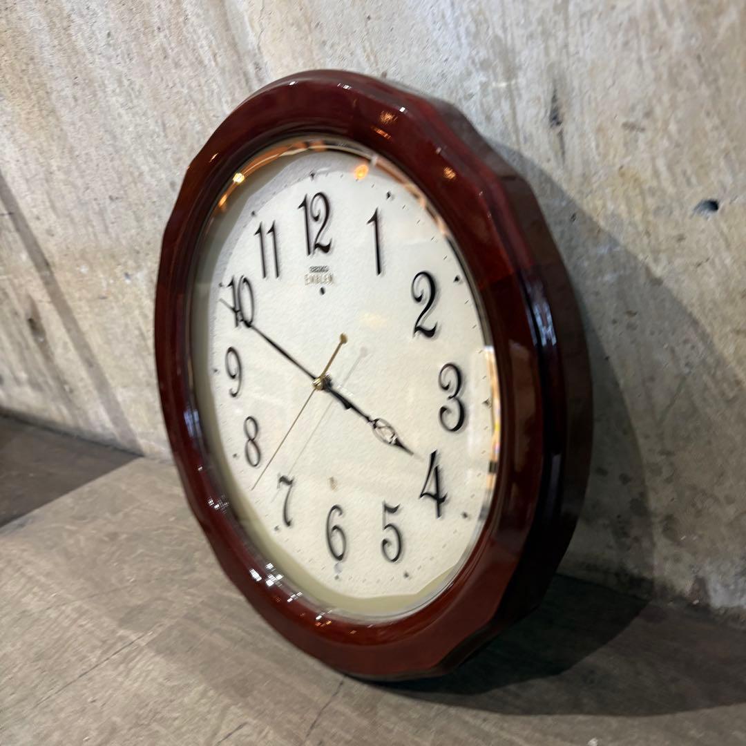 SEIKO EMBLEM 壁掛時計　電波時計　HS521B