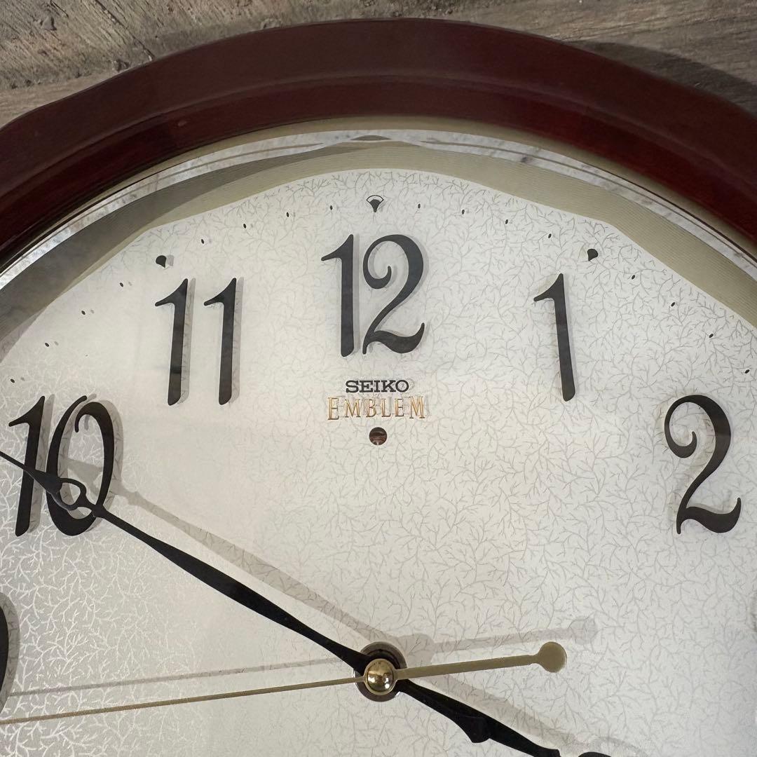 SEIKO EMBLEM 壁掛時計　電波時計　HS521B