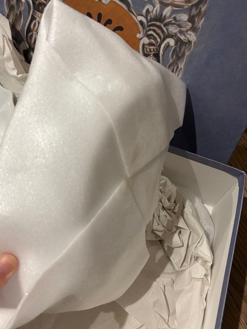 12枚 リチャードジノリ　ベッキオホワイト　シェル　菱形　ラウンド　ジノリ