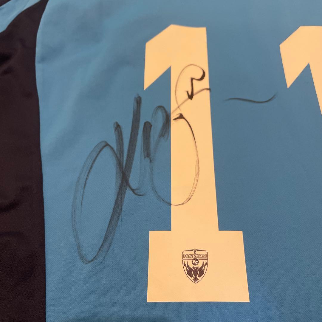 キングカズ　実使用サインユニフォーム　横浜FC