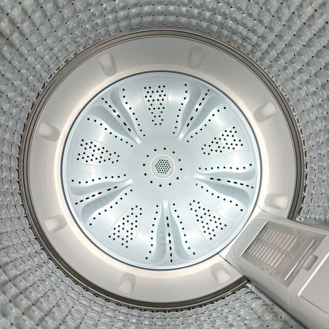 2025年製 洗濯機 一人暮らし 単身用 小型 保証付 送料無料 未使用に近い