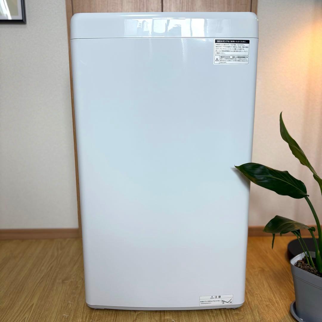 2025年製 洗濯機 一人暮らし 単身用 小型 保証付 送料無料 未使用に近い