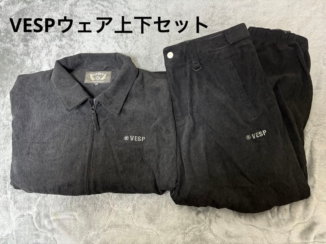 VESP スノーボードウェア　上下セット　ブラック　Mサイズ