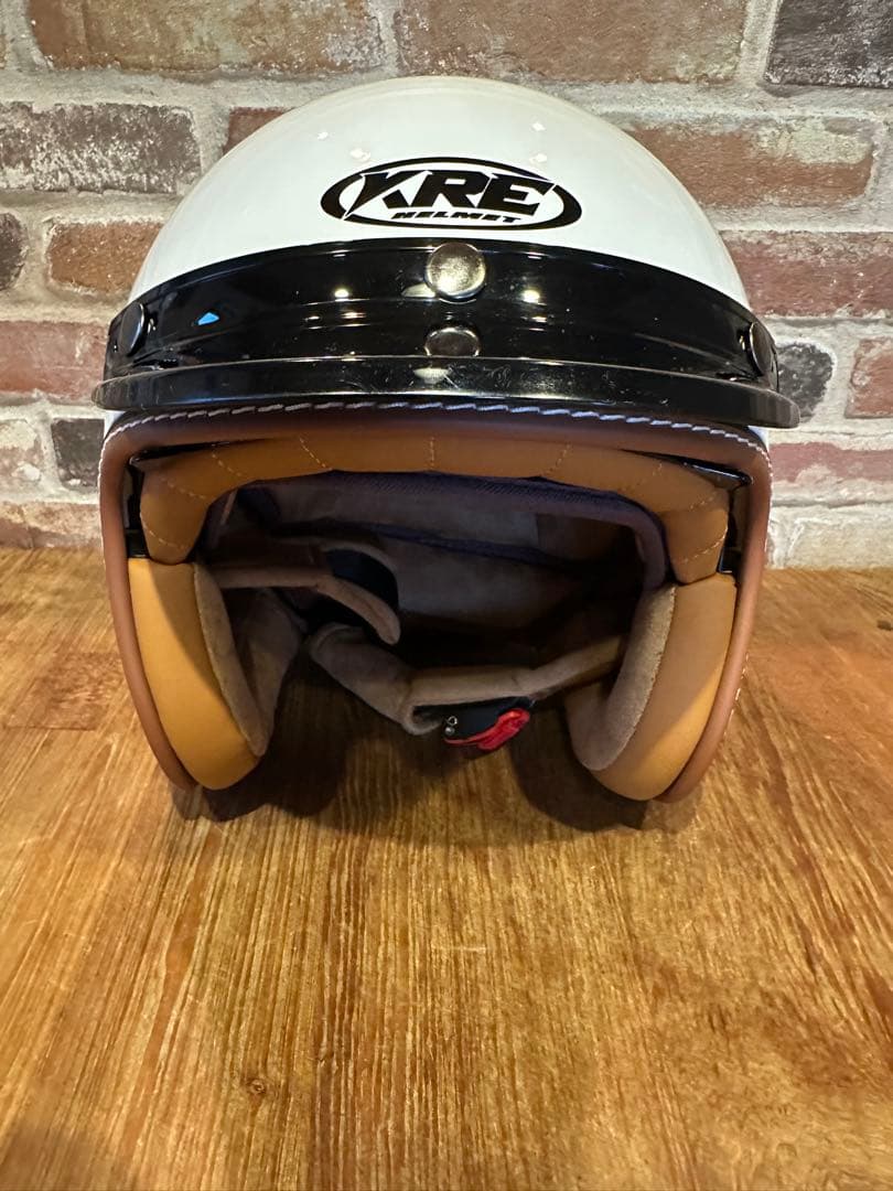ほぼ新品❗️未使用品‼️KRE ジェットヘルメット ホワイト
