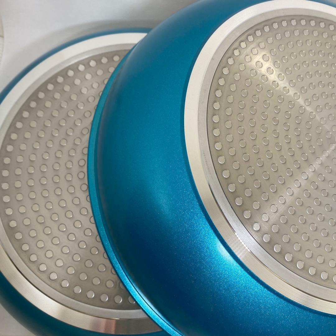 Lycka フライパンセット ターコイズAセット13点