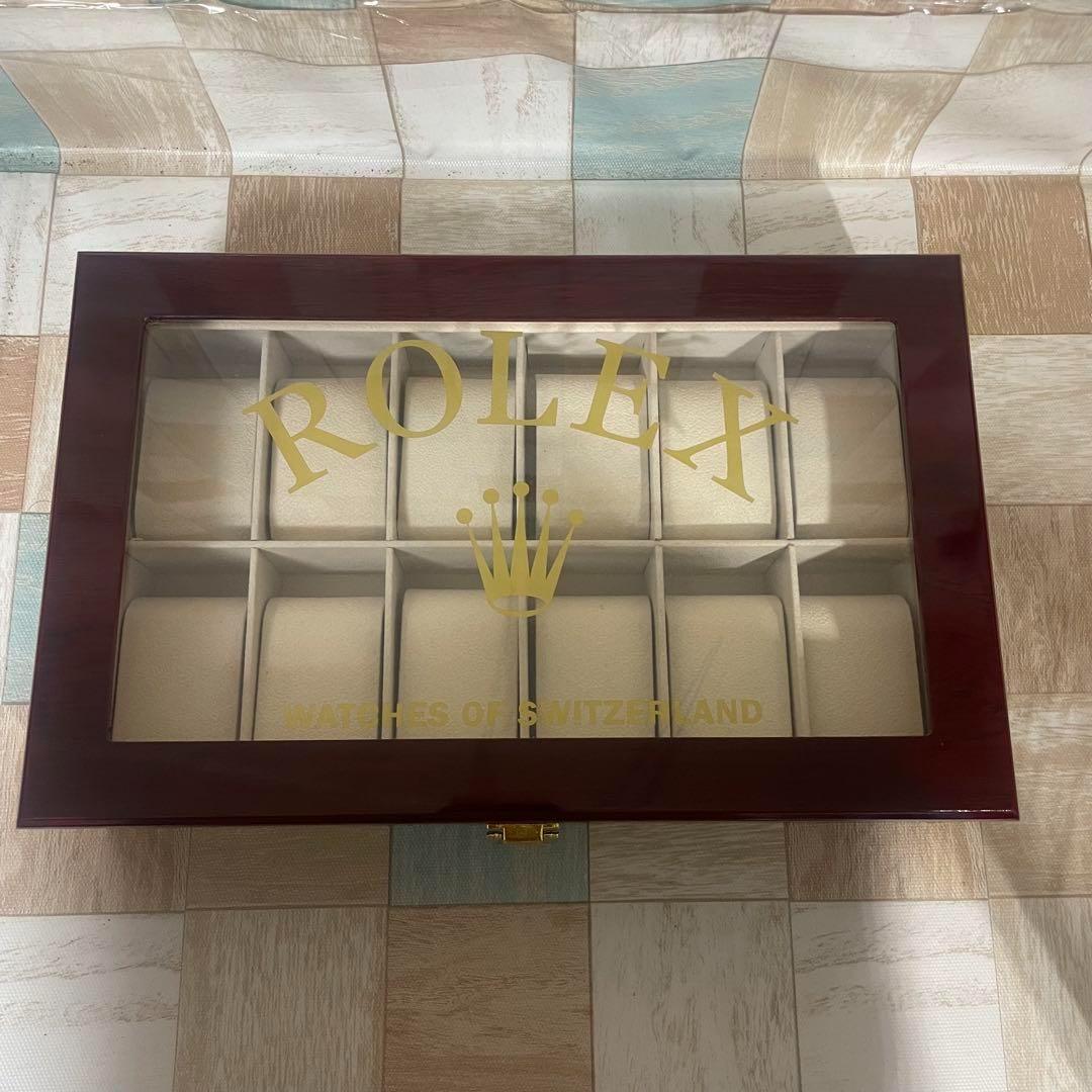 【希少】ROLEX 時計ケース 12個収納