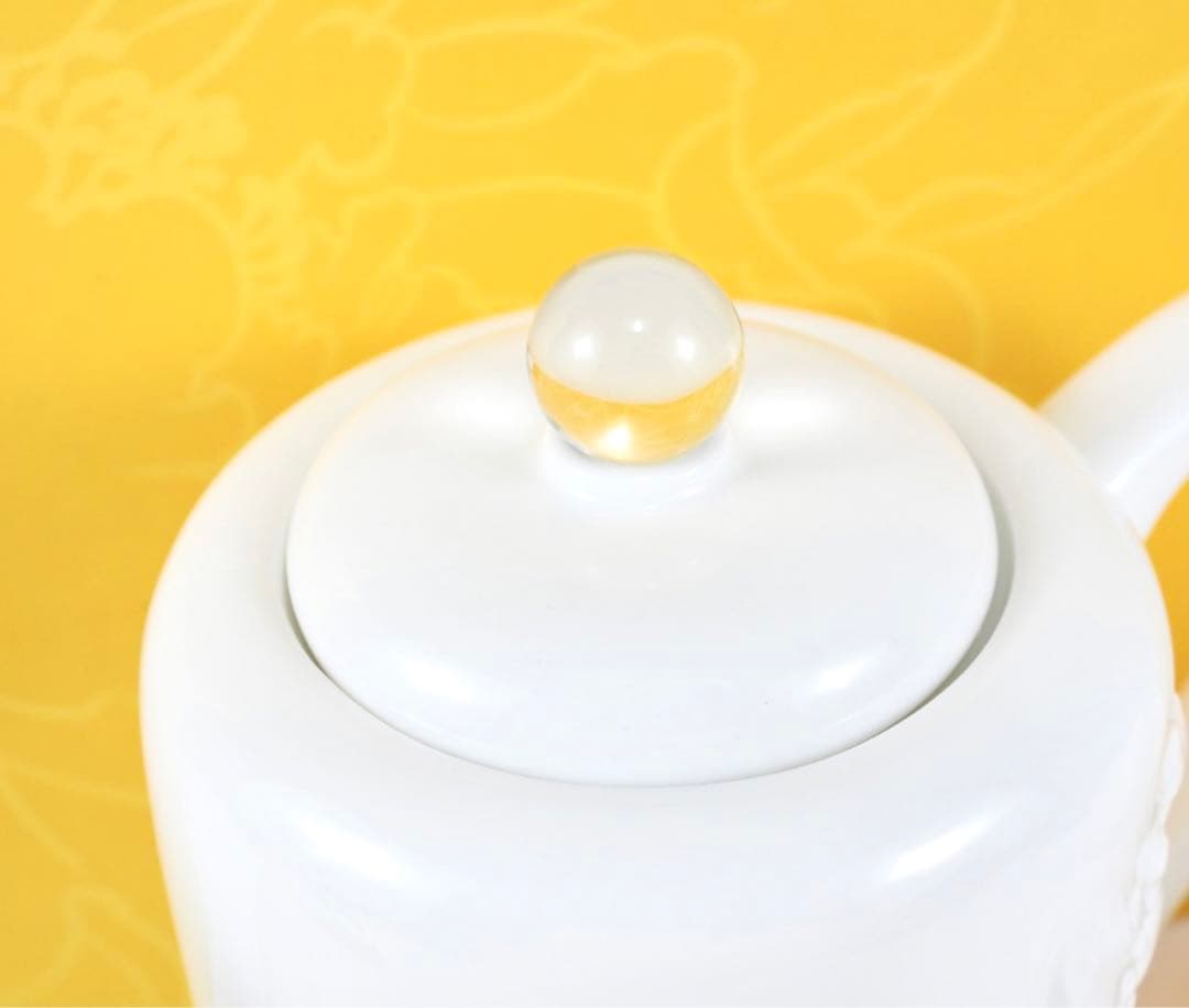 LIULI LIVING レジャー四季 ポット&カップセット 四季の花彫り