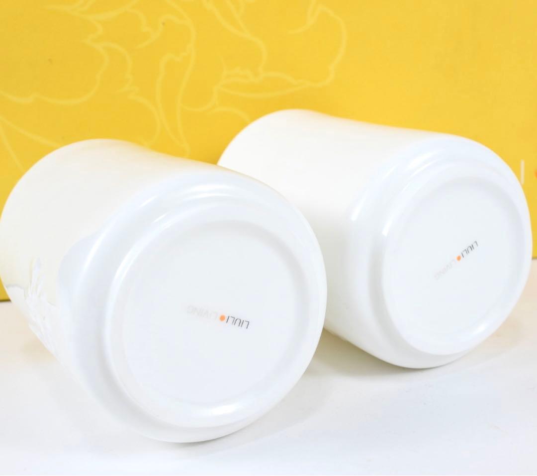 LIULI LIVING レジャー四季 ポット&カップセット 四季の花彫り