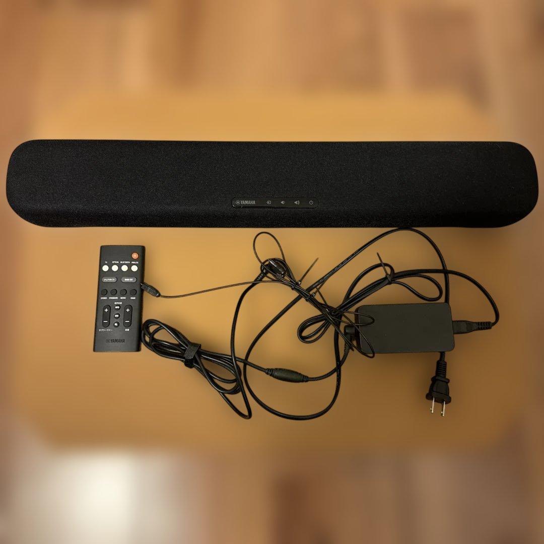Yamaha サウンドバー SR-C20A ブラック リモコン　説明書付き