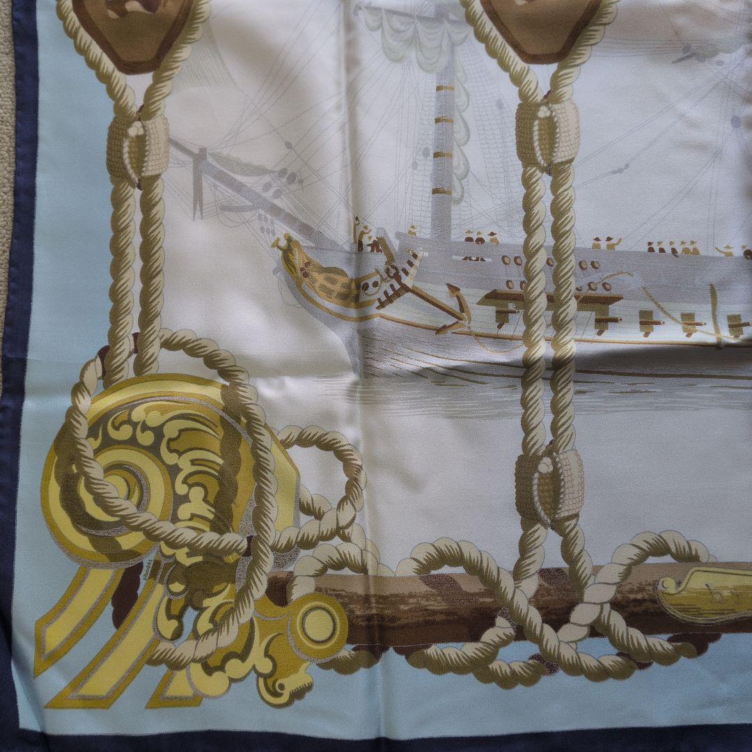 ヴィンテージ HERMÈS エルメス Tribord スカーフ