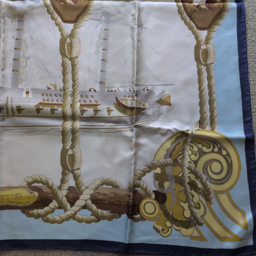 ヴィンテージ HERMÈS エルメス Tribord スカーフ