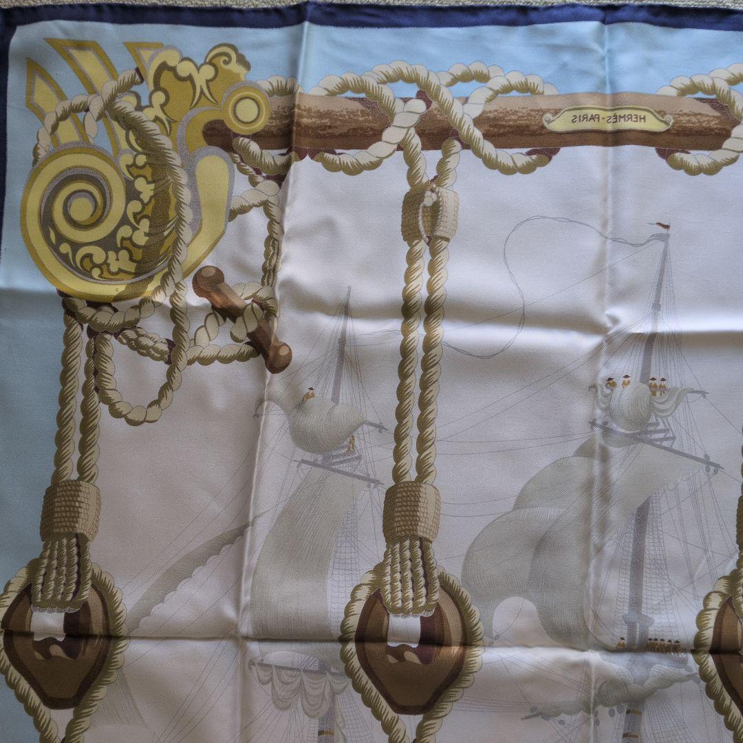 ヴィンテージ HERMÈS エルメス Tribord スカーフ