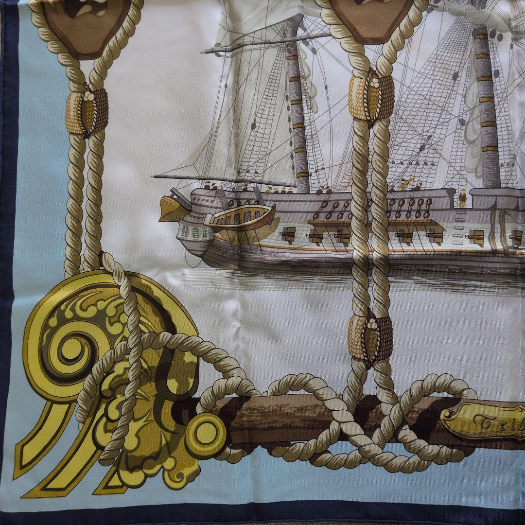 ヴィンテージ HERMÈS エルメス Tribord スカーフ