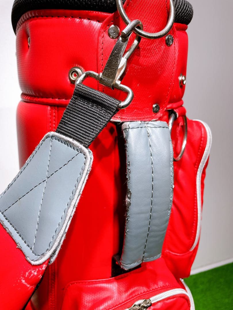 ☆可愛い M・U SPORTS☆MUスポーツ キャディバッグ レディース 赤